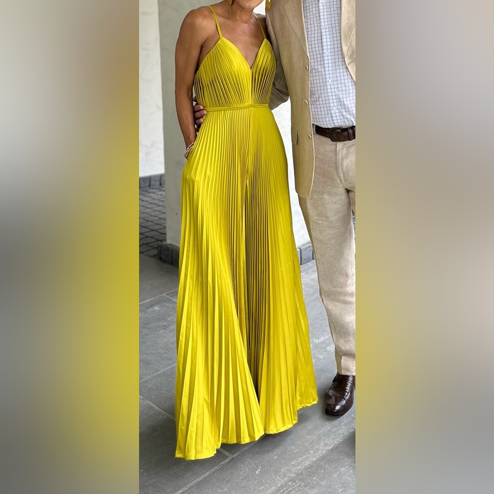 Mac Duggal Yellow Jumpsuit/Dress